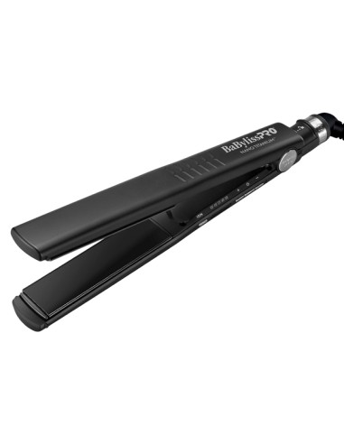 BabylissPro Nano Titanium Dual Ionic Flat Iron 1-1/4" Black