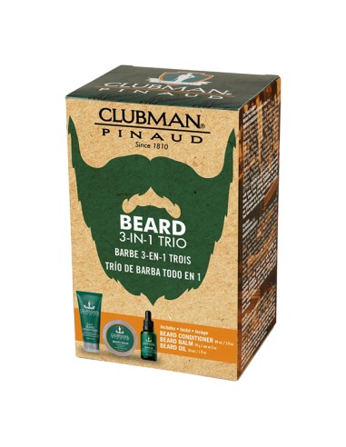 Clubman Beard 3 Piece Kit