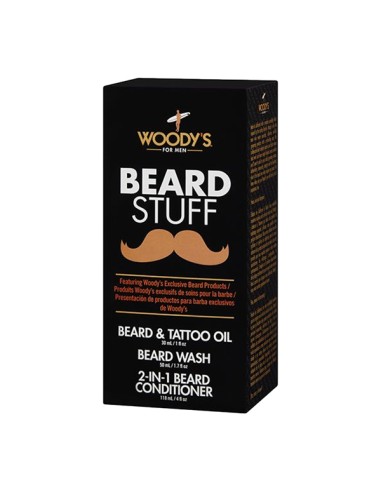 Woody's Beard Stuff 3pc Kit