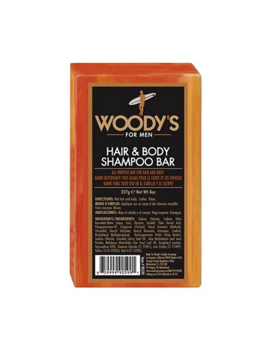 Woody's Hair & Body Shampoo Bar - 8oz