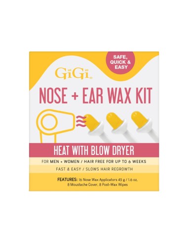 GiGi Nose & Ear Blow Dry Wax Kit