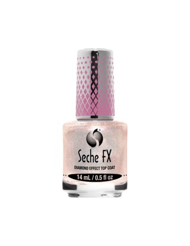 Seche FX Diamond Effect Top Coat Pink - 14ml