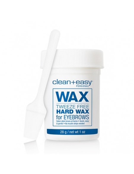 Clean+Easy Tweeze Free Hard Wax for Eyebrows - 28g