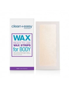 Clean+Easy Ready-To-Use Wax Strips for Body - 12pc