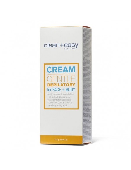 Clean+Easy Gentle Depilatory For Face & Body - 113g