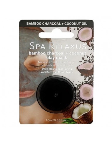 Relaxus Bamboo Charcoal & Coconut Clay Mask - 10ml