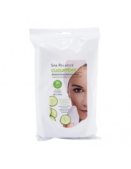 Relaxus Beauty Cucumber Cleansing Wipes