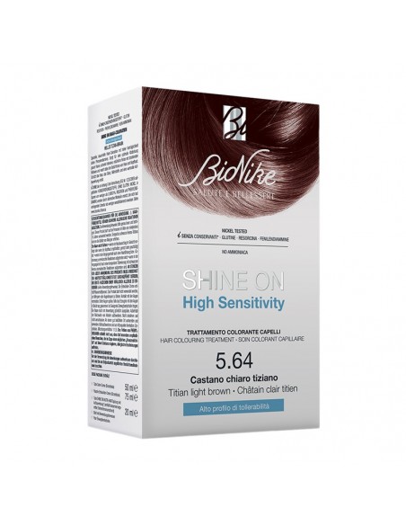 BioNike Shine On HS Hair Colouring Treatment - 5.64 Titian Light Brown