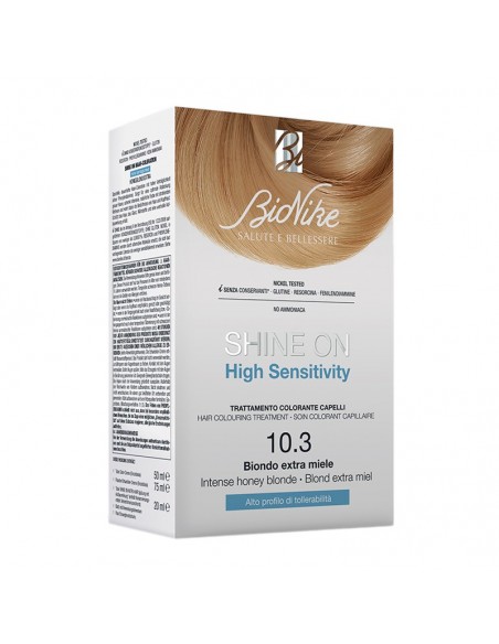 BioNike Shine On HS Hair Colouring Treatment - 10.3 Intense Honey Blonde