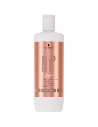 Schwarzkopf BLONDME Detoxifying System Purifying Bonding Shampoo - 1L