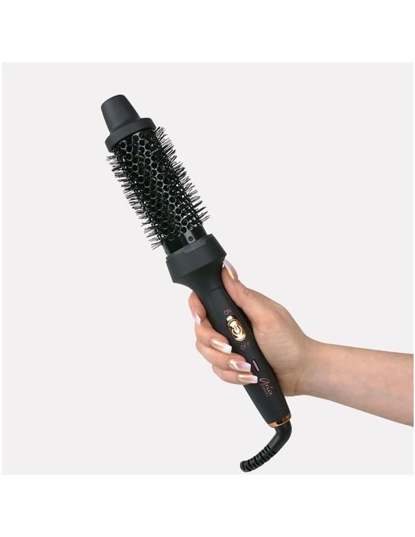 Brosse coiffante chauffante Aria HairGoals noire 1,5