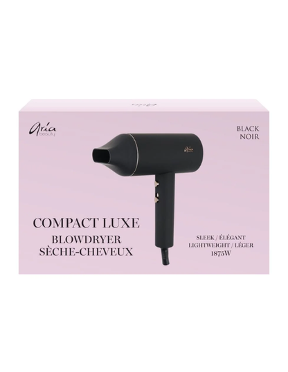 Aria Compact Luxe Blowdryer - Black
