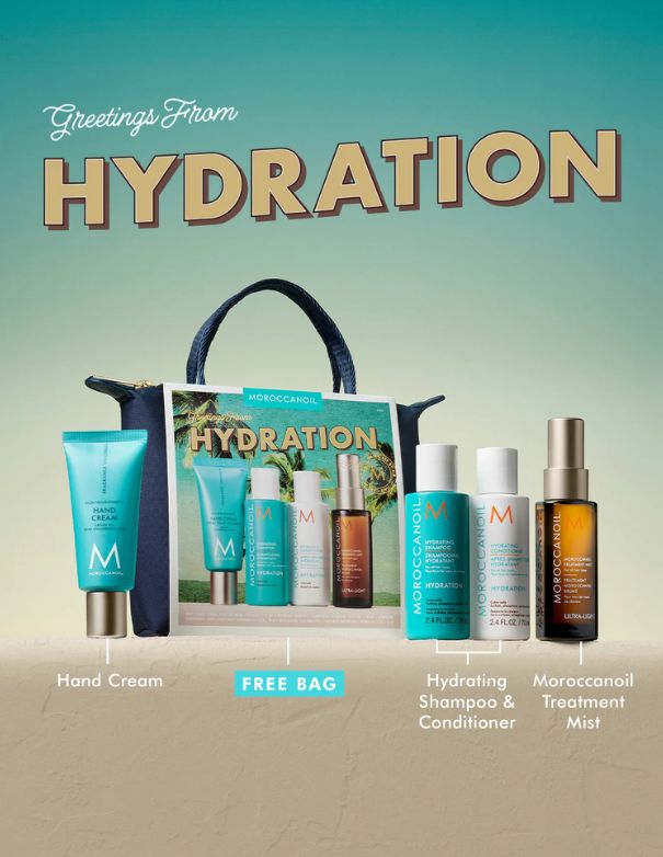 Coffret de voyage hydratant Moroccanoil