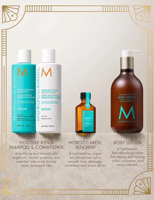 Coffret cadeau réparation capillaire Moroccanoil Holiday