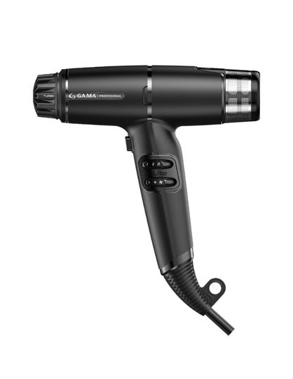 Sèche-cheveux professionnel Gama iQ LiteMAX noir