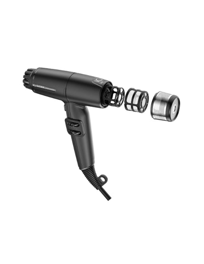 Sèche-cheveux professionnel Gama iQ LiteMAX noir
