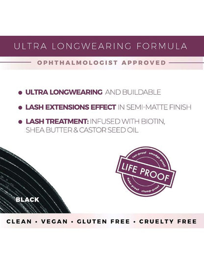 Mascara Blinc pour extensions de cils, noir