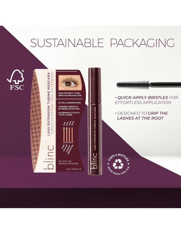 Mascara Blinc pour extensions de cils, noir