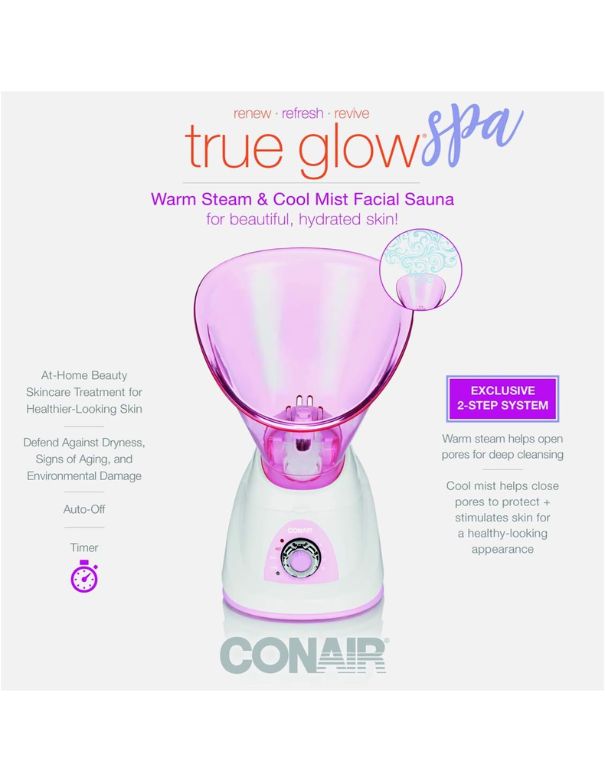 Conair True Glow Warm Steam/Cool Mist Facial Sauna