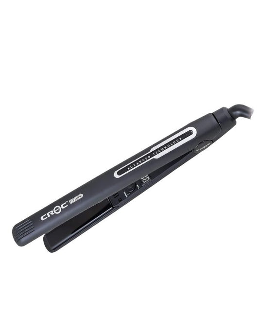 CROC Hybrid Black Titanium 1 inch Flat Iron
