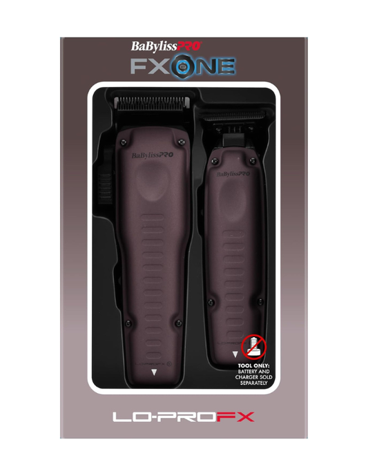 Duo tondeuse de coupe et tondeuse de finition BabylissPro FXONE Lo-ProFX Violet (batterie et chargeur NON inclus)