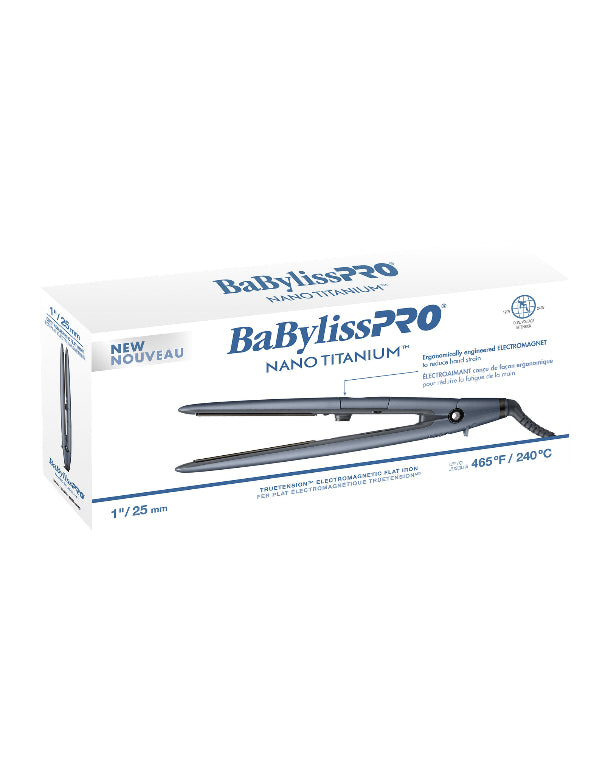 BaBylissPRO Nano Titanium TrueTension Electromagnetic Flat Iron 1