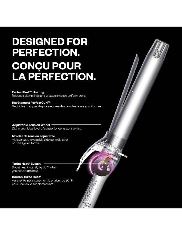 Fer à friser Nano Titanium PrecisionGrip de BaBylissPRO 1