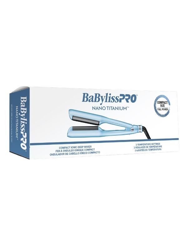 BaBylissPRO Nano Titane Compact Ondulateur Profond Ionique