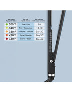BaBylissPRO Nano Titanium Ultra Slim Flat Iron 1inch - Black