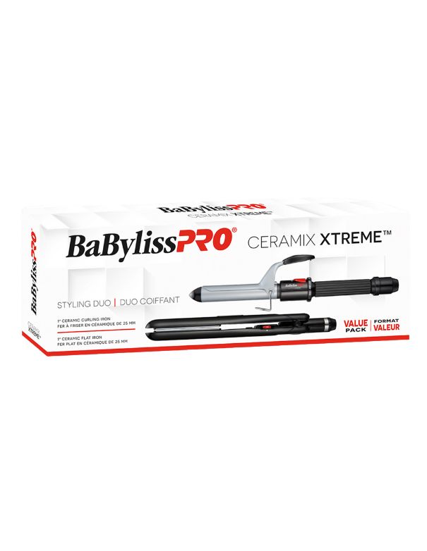Duo fer à friser et fer plat BaBylissPro Ceramix Xtreme