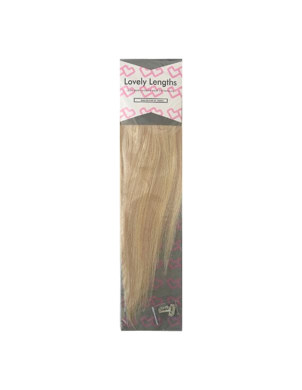 Lovely Lengths Clip-In Extensions 16 Inch 613 Ash Bleach