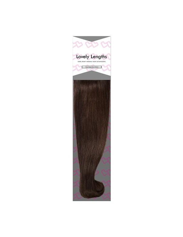 Lovely Lengths Clip-In Extensions 20 Inch 2 Dark Brown