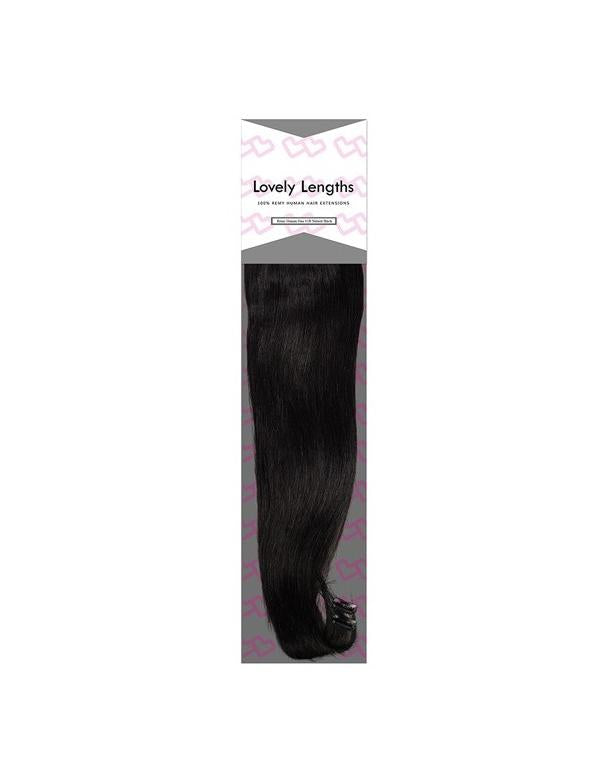 Lovely Lengths Clip-In Extensions 20 Inch 1B Natural Black
