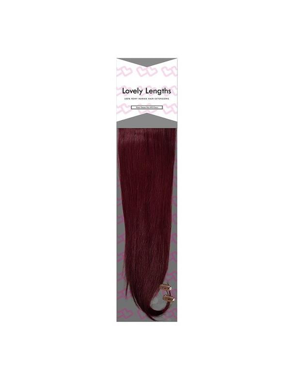 Lovely Lengths Clip-In Extensions 20 Inch 99J Plum