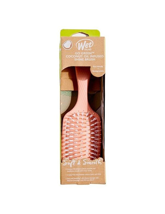 Wet Brush Go Green Coconut Oil Infused Shine Brush