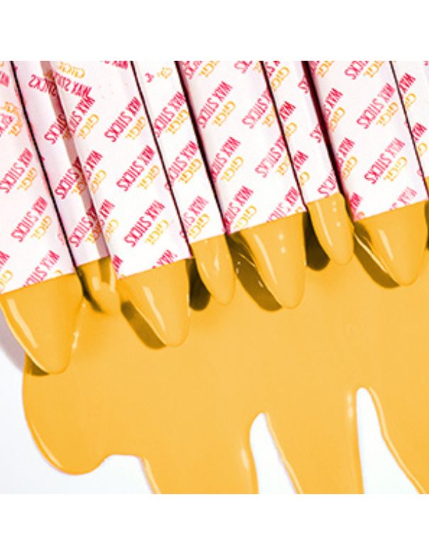 Bâtonnets de cire GiGi, lot de 2 - Jaune