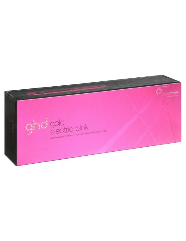 ghd Electric Pink Gold Styler Flat Iron 1