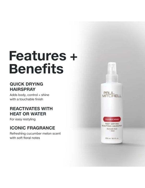 Laque Sculptante Séchage Rapide Paul Mitchell - 1L