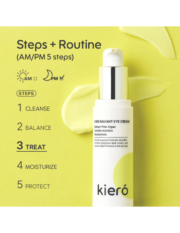 Crème contour des yeux Kiero Pure Radiant - 25 ml