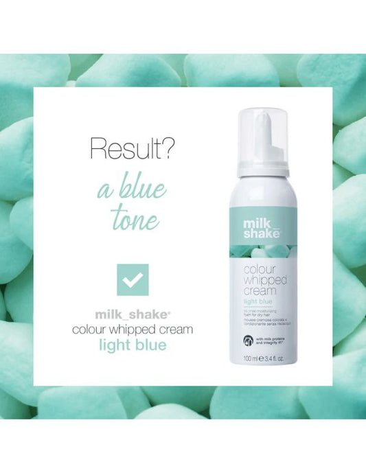 milkshake Colour Whipped Cream Light Blue - 100ml