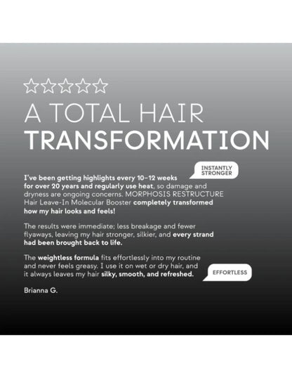 Morphosis Restructure Hair Soin Moléculaire Sans Rinçage - 100ml