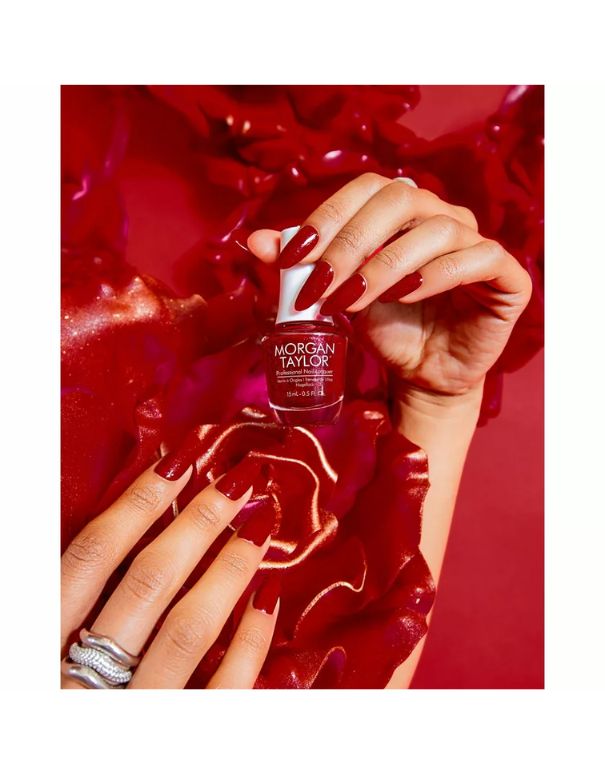 Morgan Taylor Nail Polish - Poinsettia Stardust