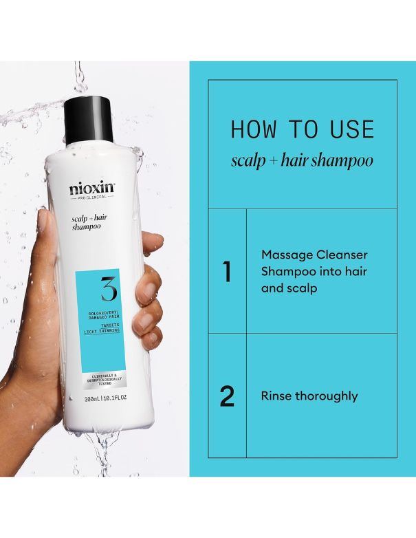 Nettoyant Nioxin System 3 - 300 ml