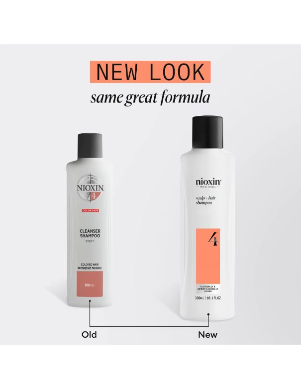 Shampoing Nioxin System 4 pour cuir chevelu et cheveux - 300 ml