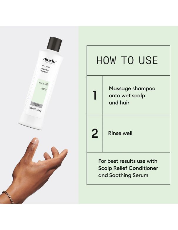 Shampooing nettoyant Nioxin pour le cuir chevelu - 1 L