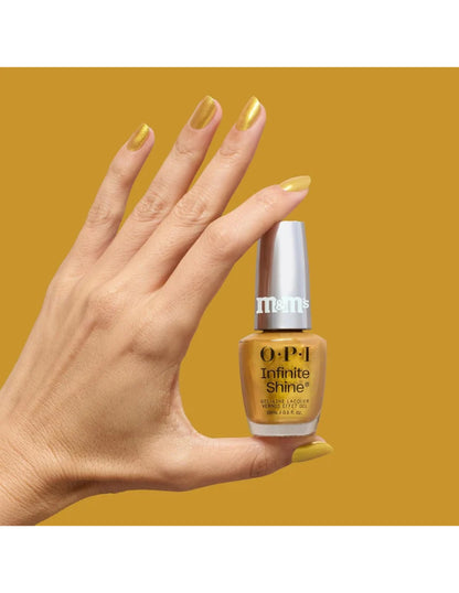 OPI x M&M's Infinite Shine Shiny & Bright