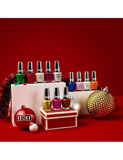 OPI x M&M's Infinite Shine I Caramel For You