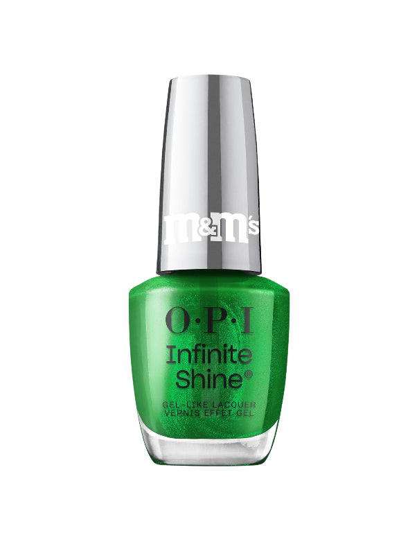 OPI x M&M's Infinite Shine Under the Tree-t