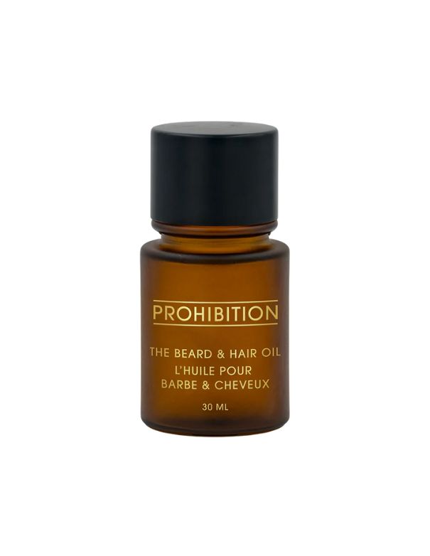 Huile pour barbe et cheveux Prohibition Wellness - 30 ml