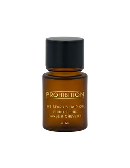 Huile pour barbe et cheveux Prohibition Wellness - 30 ml